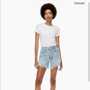 AGOLDE Parker Long Short 23 in Swapmeet Blue